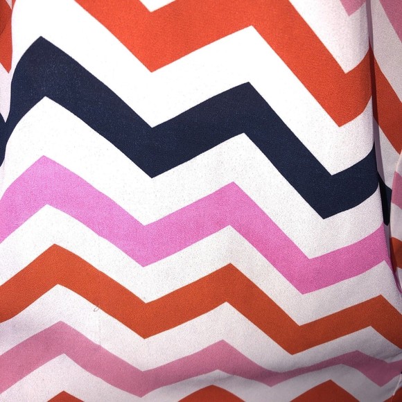 New Direction Size XL tunic blouse flowy Pink/white floral sleeveless v … - Picture 10 of 12